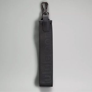 Black Lulu lemon key chain, new condition